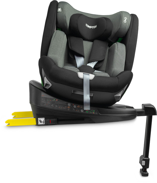 Автокрісло Caretero Kamptos I-Size Isofix Сіре TERO-18566 (5908310395647) - зображення 6