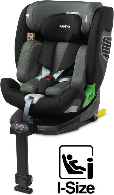 Автокрісло Caretero Kamptos I-Size Isofix Сіре TERO-18566 (5908310395647) - зображення 17