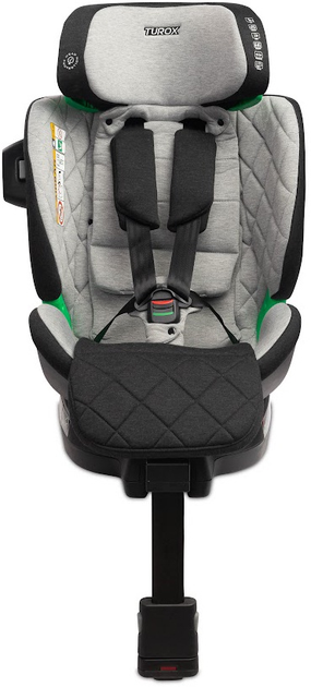 Fotelik samochodowy Caretero Turox I-Size Isofix od 40 do 150 cm Szary TERO-1981 (5908310396866) - obraz 5