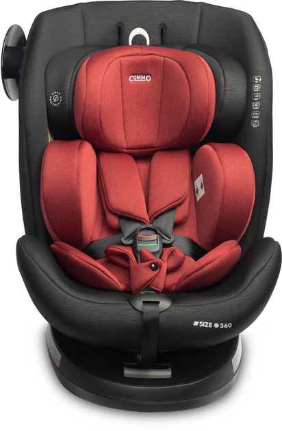 Автокрісло Caretero Commo I-Size Isofix від 40 до 150 см бордо TERO-1991 (5908310397078) - зображення 4