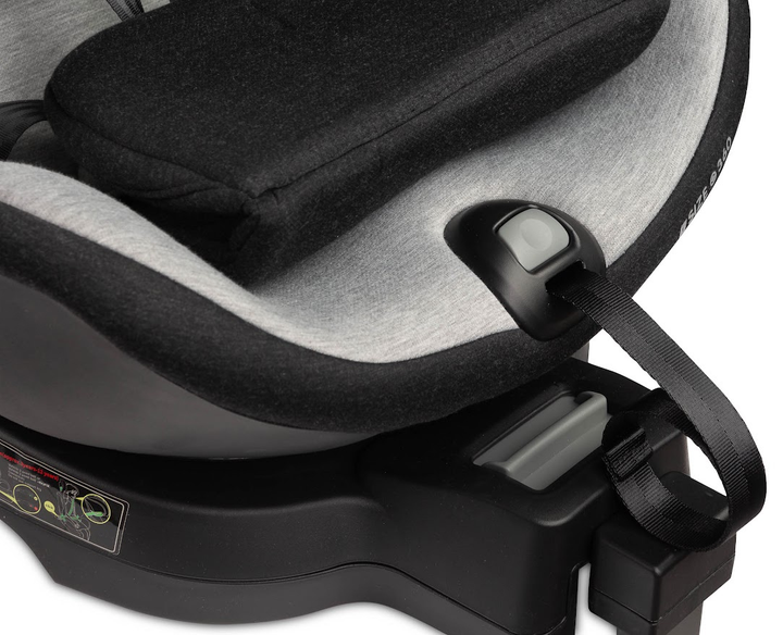 Fotelik samochodowy Caretero Turox I-Size Isofix od 40 do 150 cm Szary TERO-1981 (5908310396866) - obraz 16
