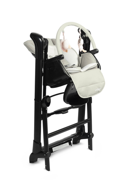 Стільчик для годування + гойдалка Caretero Indigo Black Grey TERO-7650 (5908310397153) - зображення 17