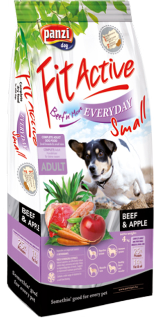 Karma sucha dla małych psów FitActive premium 4 kg (5998274306278) - obraz 1