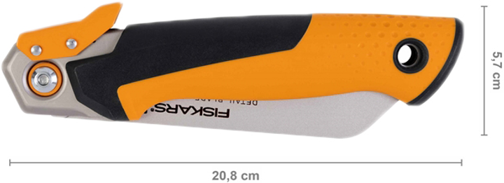 Piła składana Fiskars PowerTooth 150 mm 19 TPI 1062932 (6411501201157) - obraz 3