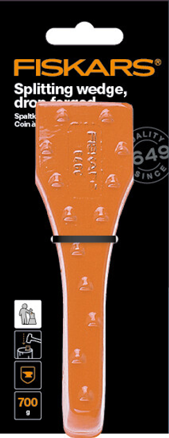 Ковальський клин Fiskars 1001614/120010 (6411503164603) - зображення 1