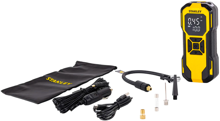 Pompa samochodowa Stanley z funkcją powerbank 2 w 1 10 bar 12 V SXIF0101 (6921183004569) - obraz 3