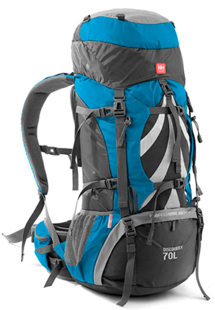 Трекінговий рюкзак Naturehike Mediterranean Blue 70 л NH70B070-B (6927595709023) - зображення 1