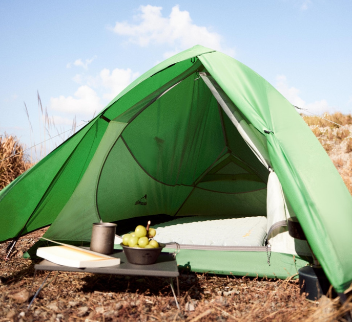 Ультралегкий одномісний намет Naturehike Cloud Up Base 1 Зелений CNK2450WS032 (6927595798614) - зображення 10