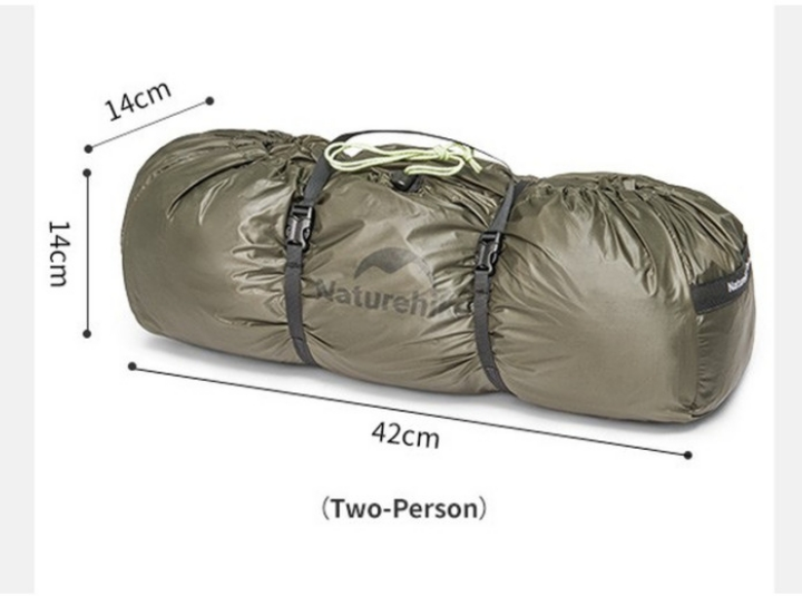 Двомісний намет Naturehike Opalus UL Темно-зелений CNK2450WS036 (6927595795903 - зображення 15