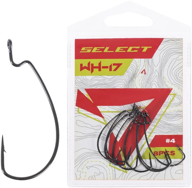 Крючок Select WH-17 #4 (8 шт/уп) - Фото 1 Крючок Select WH-17 #4 (8 шт/уп) - изображение 1