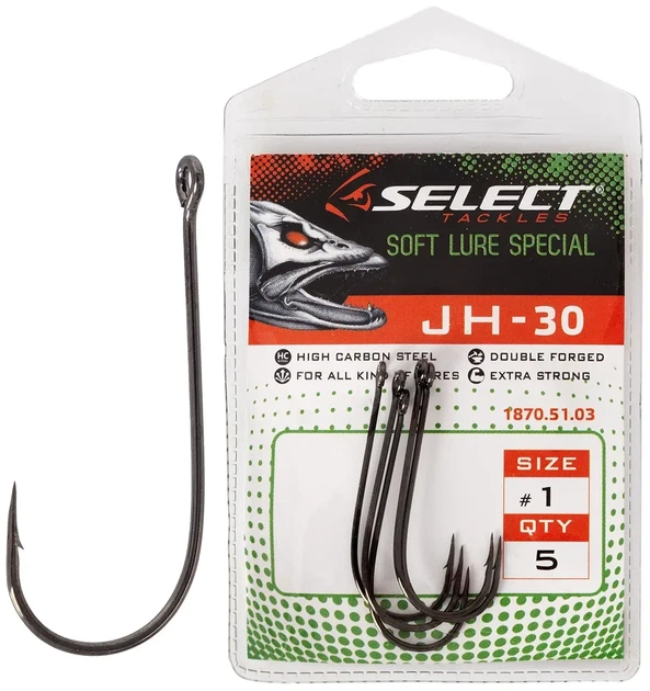 Крючок Select JH-30 № 1, 5 шт. (18705103) - Фото 1 Крючок Select JH-30 № 1, 5 шт. (18705103) - изображение 1
