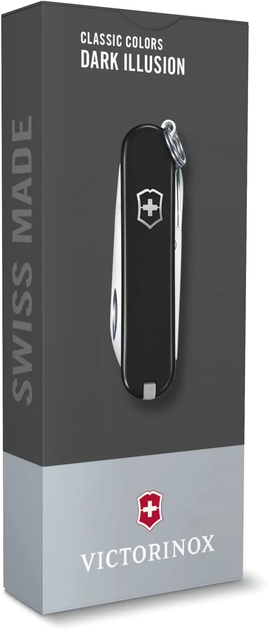 Nóż Victorinox Classic SD Dark illusion (0.6223.3G) - obraz 4