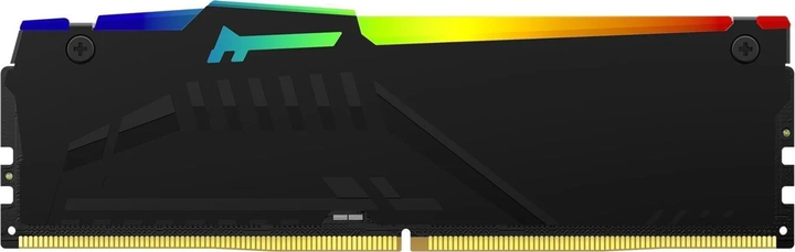 Pamięć RAM Kingston Fury DDR5-5600 131072MB PC5-44800 (Kit of 4x32768) FURY Beast RGB Black (KF556C40BBAK4-128) - obraz 4
