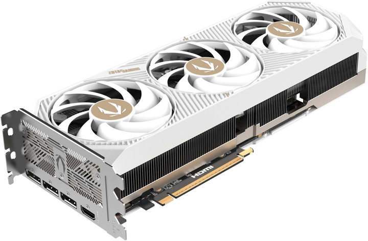 Відеокарта Zotac PCI-Ex GeForce RTX 5070 Ti SOLID Core OC 16GB GDDR7 (256bit) (2482/28000) (HDMI, 3 x DisplayPort) White (ZT-B50710Q2-10P) - зображення 2