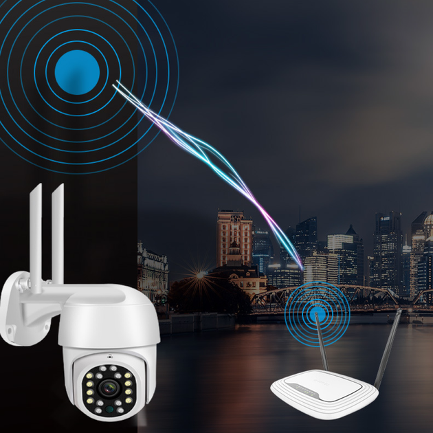 Уличная Wi-Fi камера видеонаблюдения 5МП с датчиком движения HX A 1536C (см11545) - изображение 7