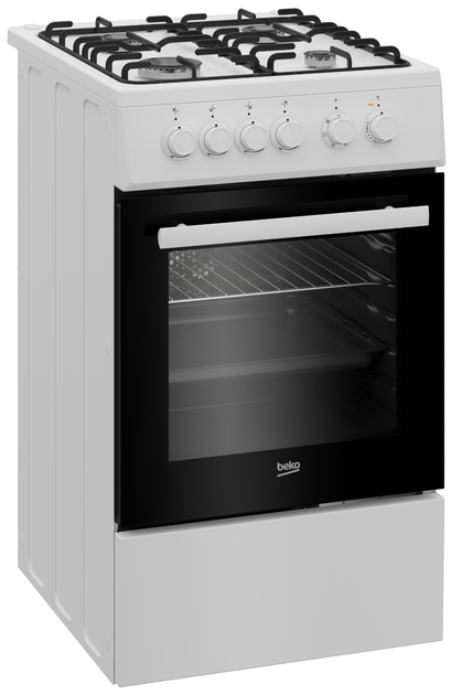 Kuchenka gazowa z piekarnikiem elektrycznym Beko FSE52029DWD - obraz 2