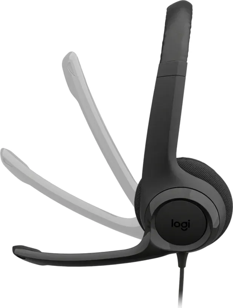 Słuchawki Logitech H390 USB-C Midnight Black (981-001576) - obraz 2