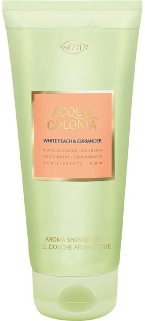 Żel pod prysznic 4711 Acqua Colonia Biała Brzoskwinia i Kolendra 200 ml (4011700745401) - obraz 1