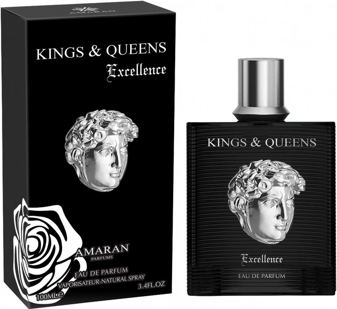 Парфумована вода для чоловіків Amaran Kings & Queens Excellence 100 мл (6291108727799) - зображення 2
