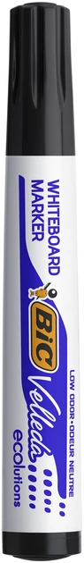 Набір маркерів BIC Velleda для сухого стирання 1.7 мм Чорні 12 шт (3086121701092) - зображення 4