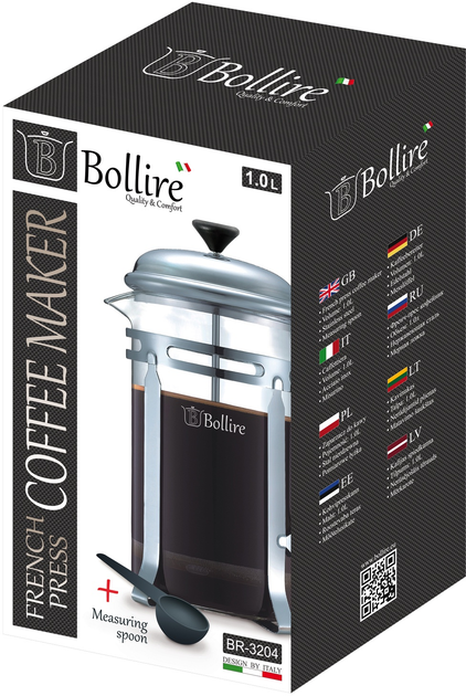French press Bollire 1 l (4752132000477) - obraz 2