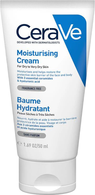 Krem do ciała CeraVe nawilżający 50 ml (3337875597371) - obraz 1