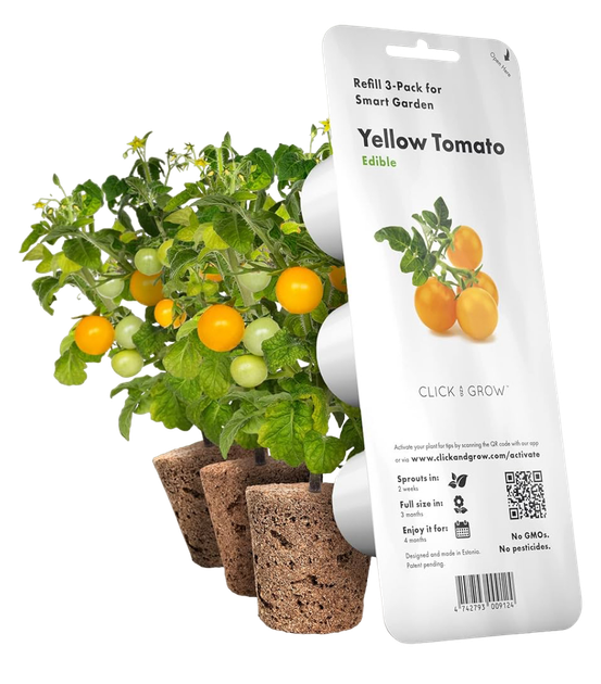 Змінний картридж Click&Grow жовті міні-томати 3 капсули (4742793009124) - зображення 1