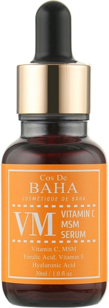 Serum do twarzy Cos De Baha MSM rozjaśniające z witaminą C 30 ml (8809240318508) - obraz 1