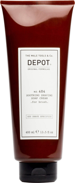 Krem do golenia Depot No.404 łagodzący 400 ml (8032274011385) - obraz 1