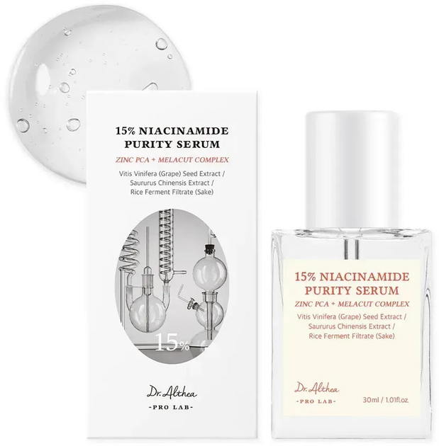 Сироватка для обличчя Dr.Althea 15% Niacinamide Purity з ніацинамідом 30 мл (8809447254609) - зображення 2