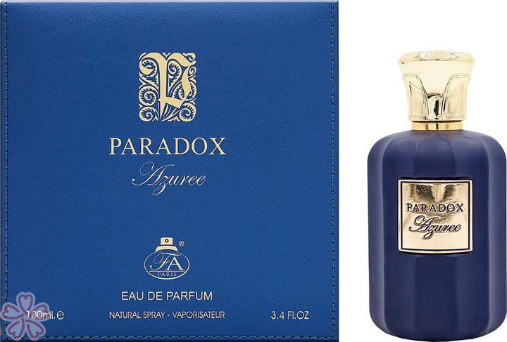 Парфумована вода для чоловіків Fragrance World Paradox Azuree 100 мл (6291108320716) - зображення 1