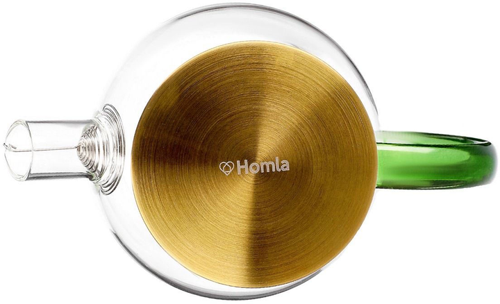 Dzbanek Homla Kubbe szklany ze złotym wieczkiem 1.8 l (5904183802916) - obraz 5