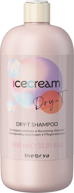 Шампунь для волосся Inebrya Ice Cream Dry-T зволожуючий 1000 мл (8008277263212) - зображення 1