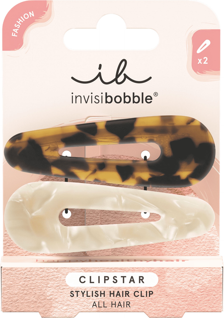 Шпилька для волосся Invisibobble Clipstar Cliphue 2 шт (4063528073099) - зображення 1