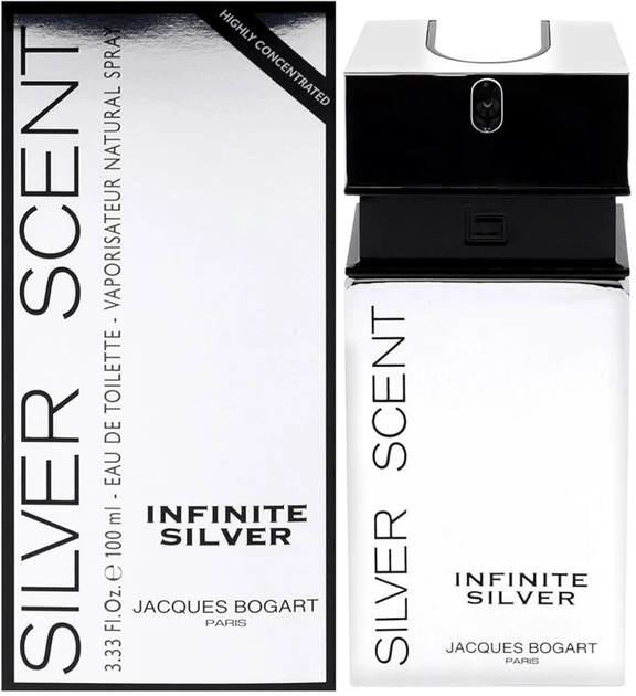 Woda toaletowa męska Jacques Bogart Silver Scent Infinite Silver 100 ml (3355991005846) - obraz 1