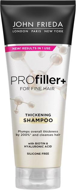 Шампунь для волосся John Frieda Profiller + Thickening очищаючий 250 мл (5037156285314) - зображення 1