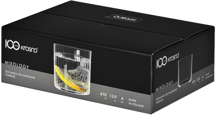 Набір склянок Krosno Mixology Lumi 6 шт x 350 мл (5900345904979) - зображення 3
