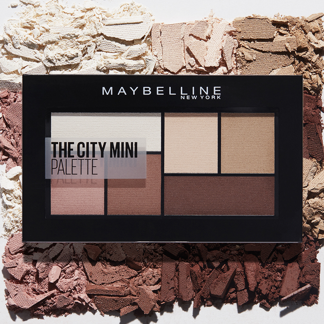 Палетка тіней для повік Maybelline New York The City Mini матова 480 Matte About Town 6 г (3600531548766) - зображення 4