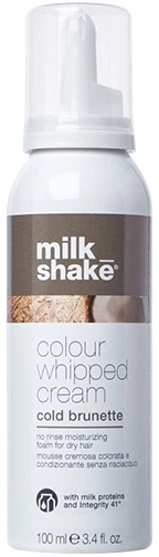 Pianka koloryzująca do włosów Milk_shake bez spłukiwania Cold Brunette 100 ml (8032274101864) - obraz 1