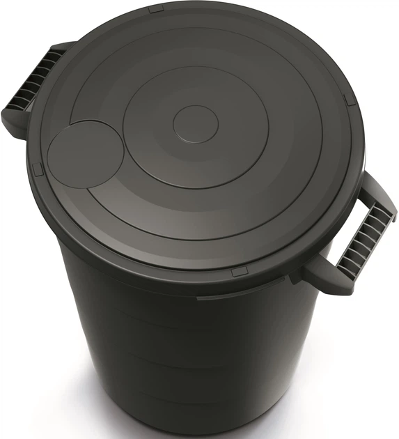 Kosz na śmieci Prosperplast Smooth 80 l Czarny (5905197463346) - obraz 2