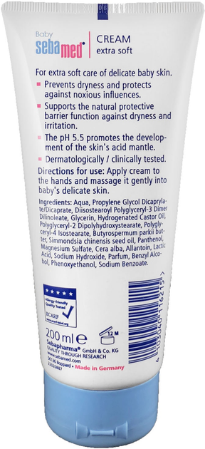 Дитячий крем Sebamed Baby екстрам'який 200 мл (4103040116215) - зображення 2
