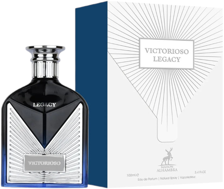 Парфумована вода для чоловіків Maison Alhambra Victorioso Legacy 100 мл (6290362340607) - зображення 2