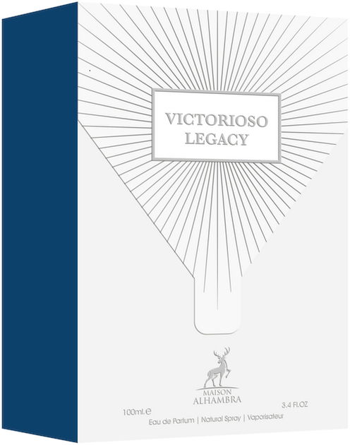 Парфумована вода для чоловіків Maison Alhambra Victorioso Legacy 100 мл (6290362340607) - зображення 3