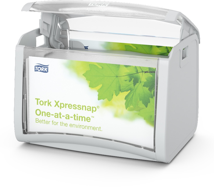 Тримач для паперових серветок TORK Xpressnap 272613 переносний сірий (7322540660722) - зображення 3