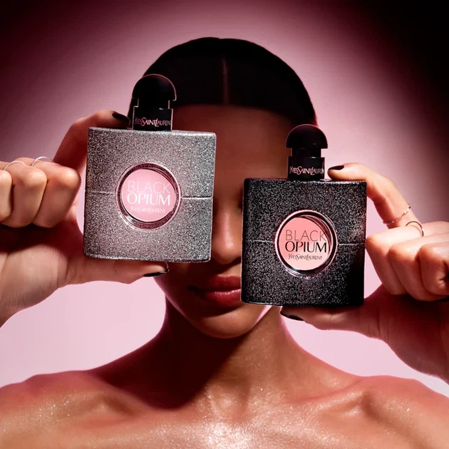 Woda perfumowana damska Yves Saint Laurent Black Opium Glitter 90 ml (3614274185294) - obraz 8