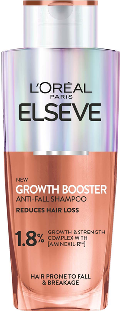 Шампунь проти випадіння волосся L'Oreal Paris Elseve Growth Booster очищаючий 200 мл (3600524196585) - зображення 1