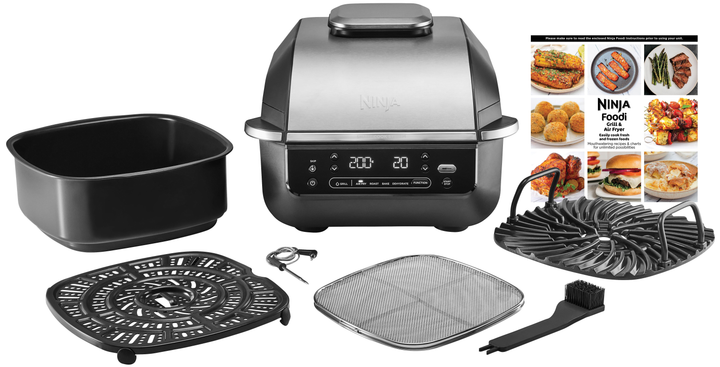 Гриль Ninja Sizzle Air Grill & Air Fryer з Cooking probe (EG351EU) - зображення 6