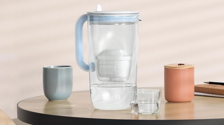 Dzbanek filtrujący Brita Glass LED MXpro 2.5 l Niebieski (1050452) - obraz 3