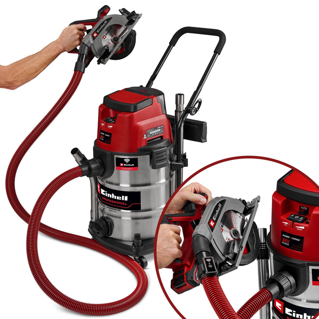 Пилосос акумуляторний Einhell Professional X-Change TP-VC 36/30 S Auto - Solo (2347143) - зображення 4