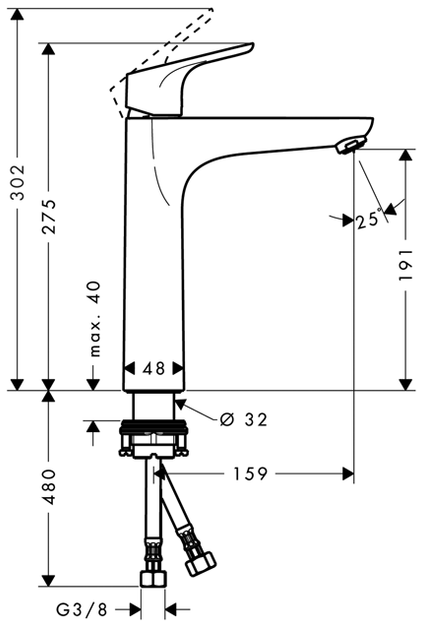 Bateria zlewozmywakowa Hansgrohe Focus 31518000 - obraz 3